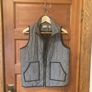 E2 Clothing Herringbone Black and White Vest (Women's M)